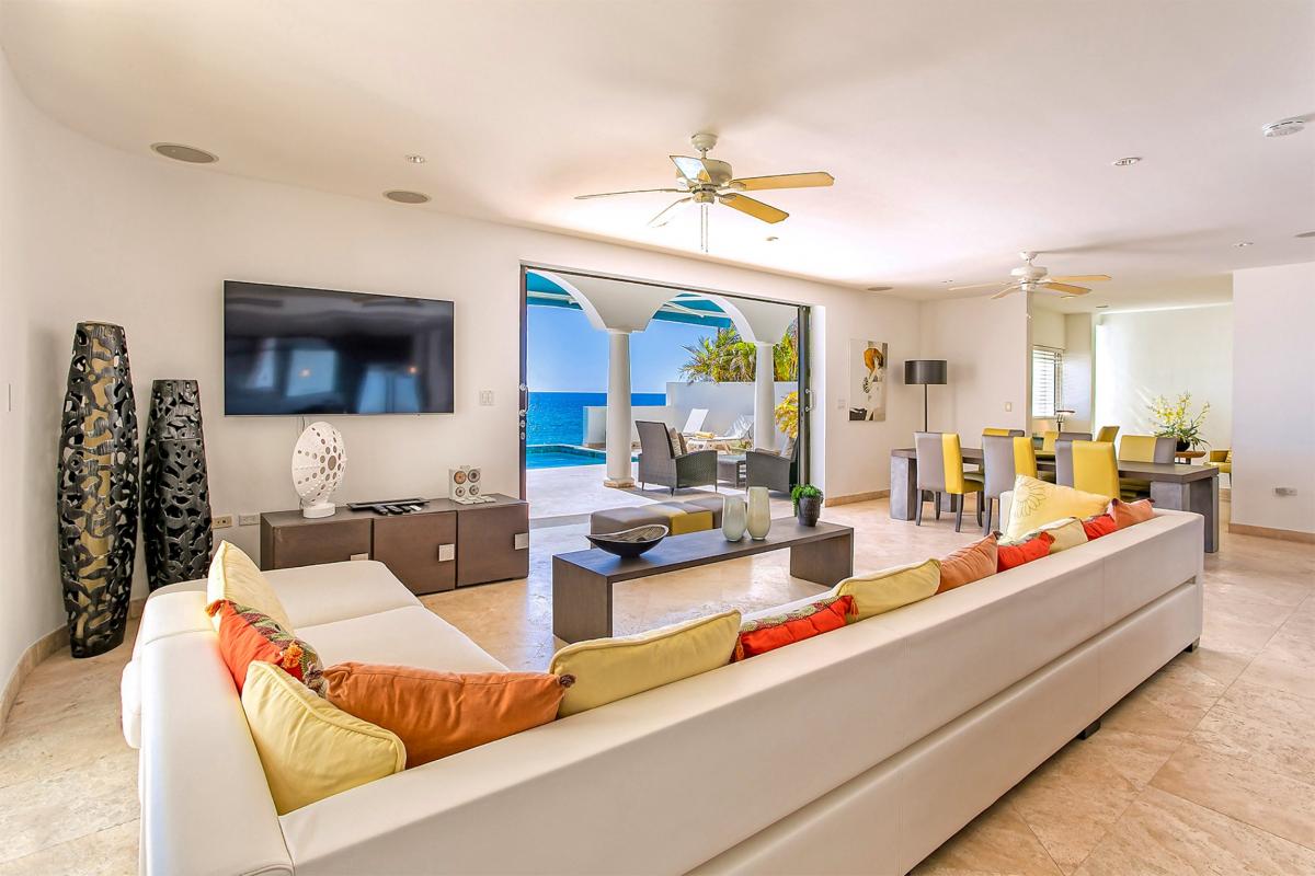 Luxury Villa rental St Martin - Living Room